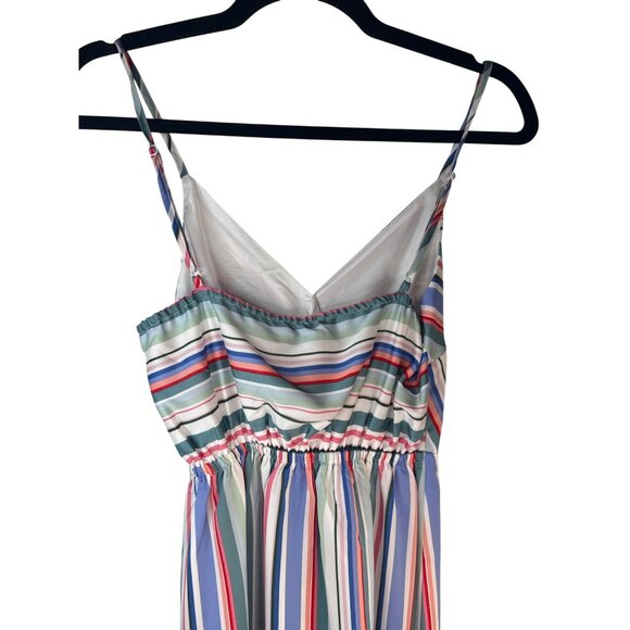 Jack By BB Dakota XS Striped Multicolor Maxi Dress With Adjustable Straps - Picture 8 of 15